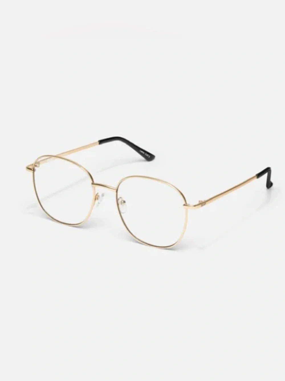 Quay Australia Gold Round Metal Women's Glasses